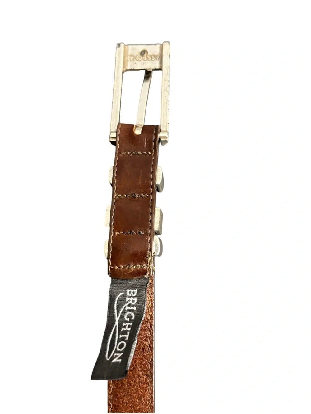 Brighton belts for women’s Brown Leather Size L(34).